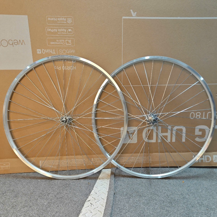 Cặp Bánh Xe Đạp Peugeot Cổ - Xe Đạp Touring - Thống Nhất Kích Thước 700c Phanh Vành Loại Tốt