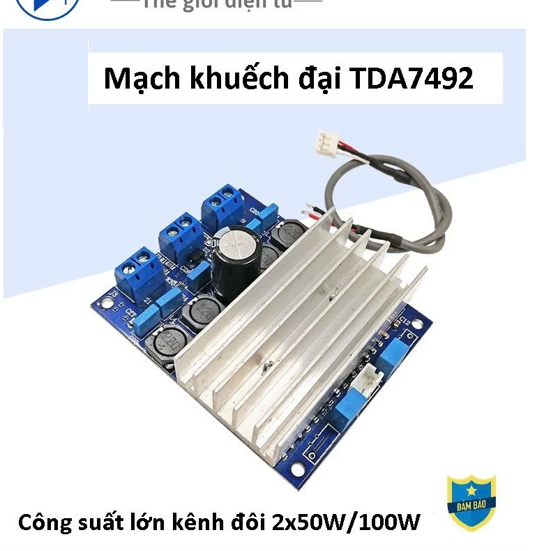TDA7492 Mạch Khuếch Đại 2X50W - BTL 100W TDA7492 7492