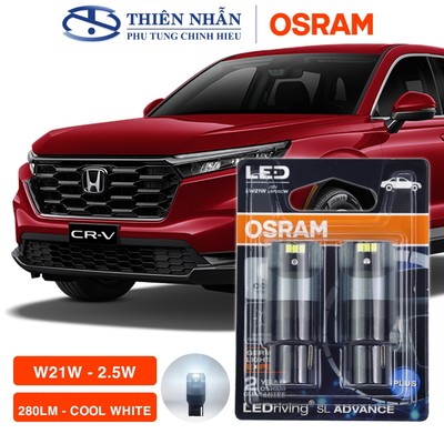Bóng đèn Led Osram T20 tín hiệu, báo rẽ, demi, định vị, lùi, biển số, nội thất,.. sáng trắng 9705CW 2.5W