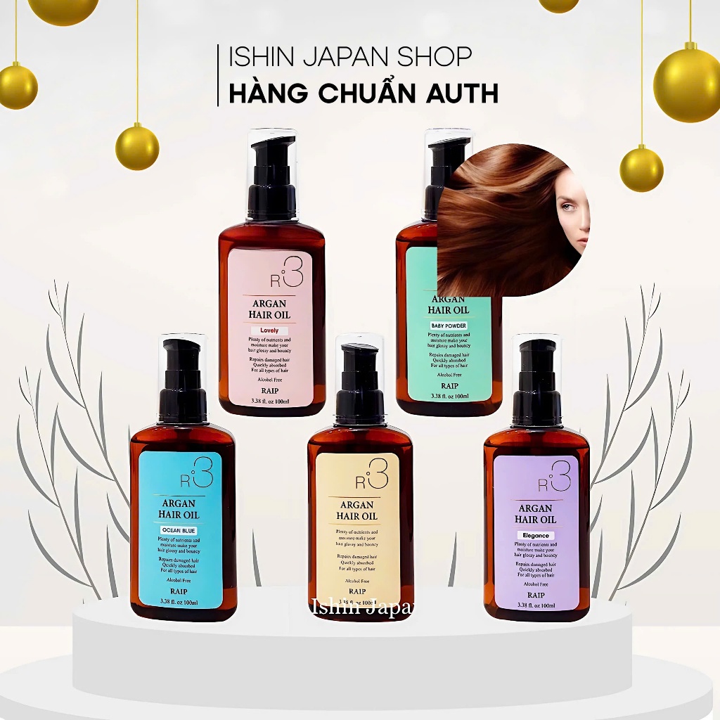 Dầu Dưỡng Tóc Argan Raip R3 Argan Hair Oil