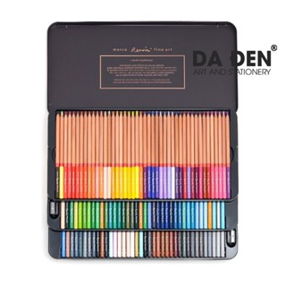 [DA ĐEN] Chì Màu Khô Marco Renoir bộ 36/48/72/100/120 Màu (Hộp Thiếc)