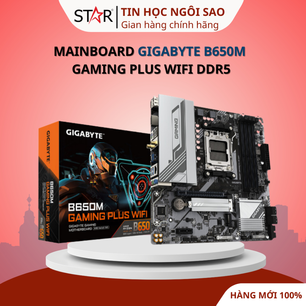 Mainboard Gigabyte B650M GAMING PLUS WIFI DDR5 - Bảo hành 36 tháng