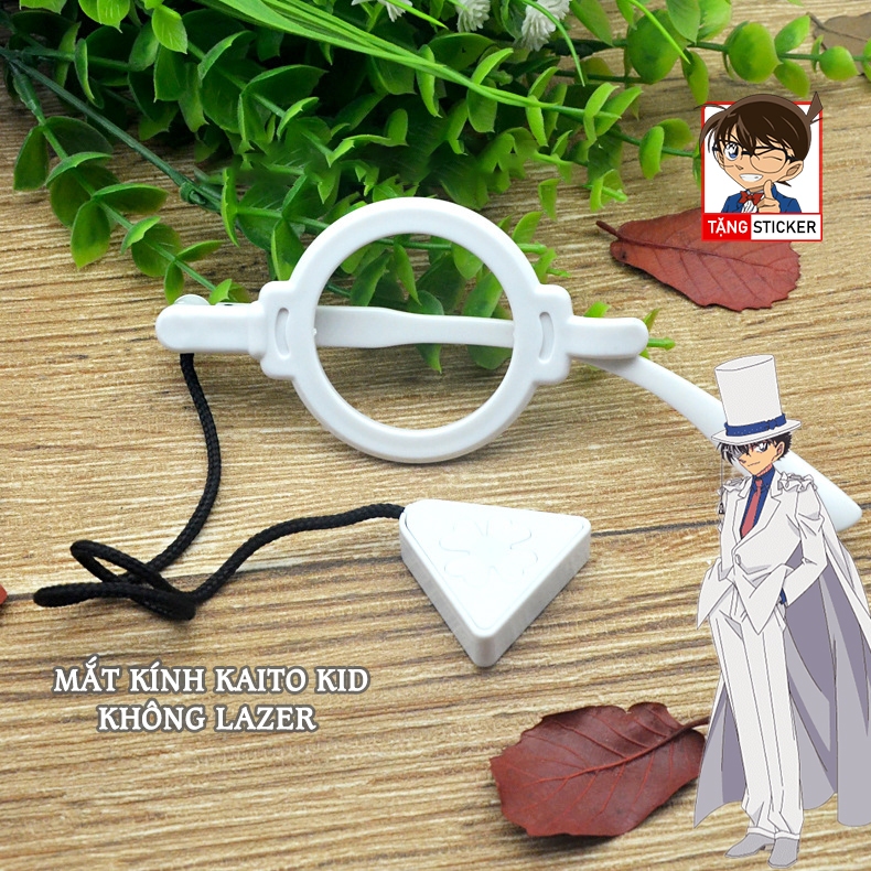Bộ Đạo Cụ Cosplay Kaito Kid Trong Anime Conan - Mắt kính Cosplay Kaito Kid - Nơ Conan - 17568