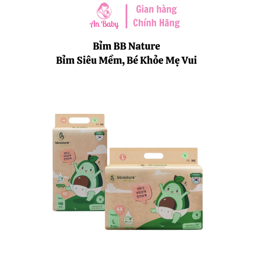 [KHÔ NHANH - CHỐNG HĂM] Bỉm BB Nature - Bỉm Siêu Mềm, Bé Khỏe Mẹ Vui