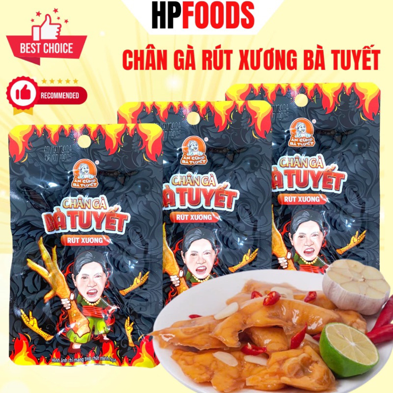 Combo 10-20 Chân gà rút xương / Có Xương 26g/40g ( Chân gà Bà Tuyết)