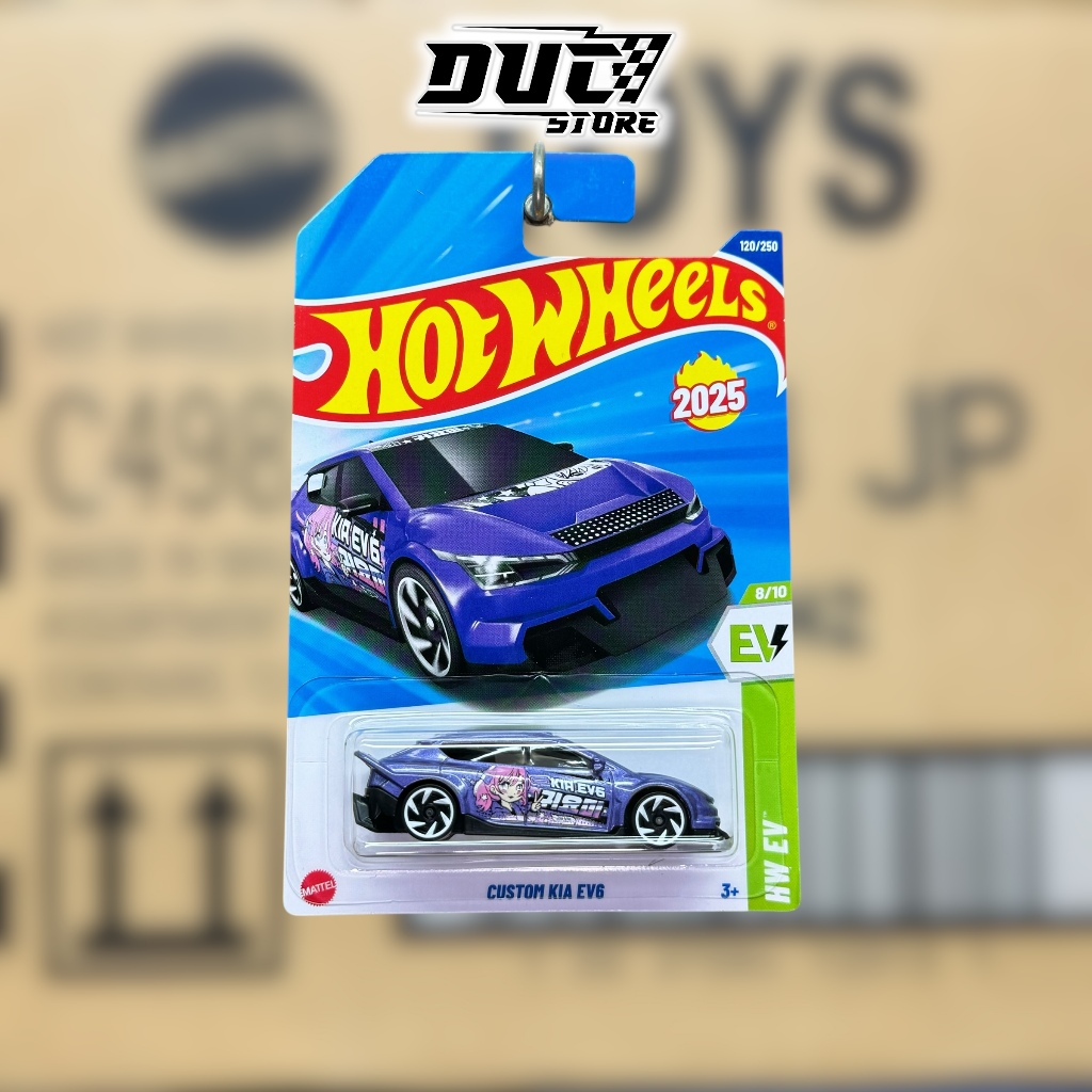 Ducstore Xe mô hình HYW22 Hot Wheels Custom Kia EV6 - basic F case 2025