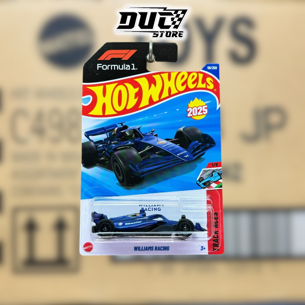 Ducstore Xe mô hình JBC07 Hot Wheels Williams Racing - basic E case 2025