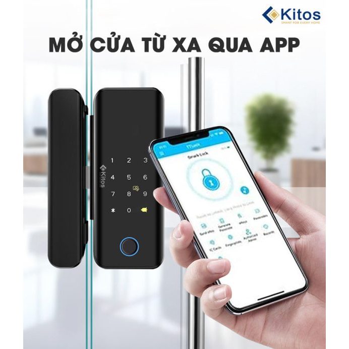 Khóa cửa thông minh cửa kính Kitos KT-GL30 Pro