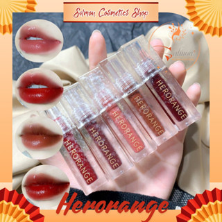  Son Tint Bóng Lì Đá Băng HERORANGE Ice Flower HR239 Vỏ Trong Suốt Bông Tuyết Lấp Lánh Nội Địa Trung 