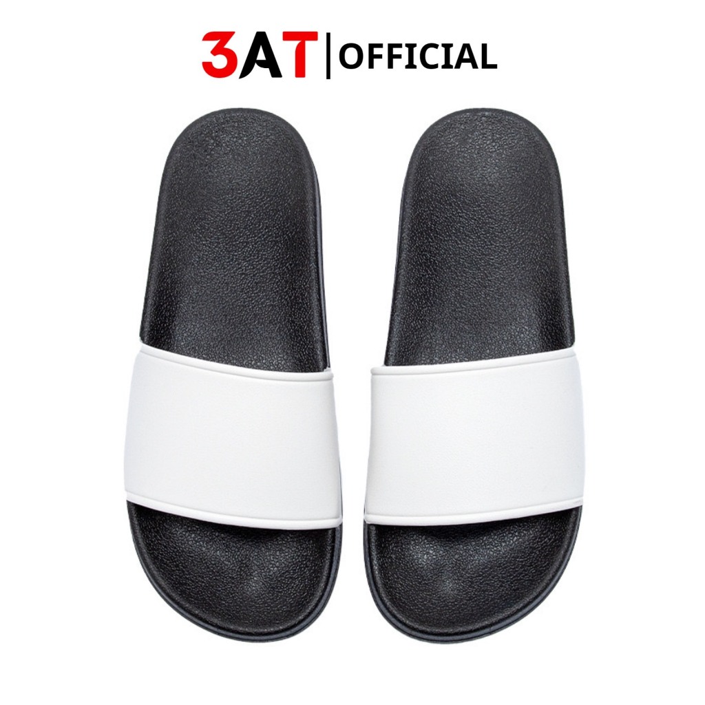 [ XẢ KHO] Dép Nam Nữ Quai Ngang 3AT-DT02 Kiểu Dáng Đơn Giản Thời Trang Phong Cách Hàn Quốc, Đế PVC M