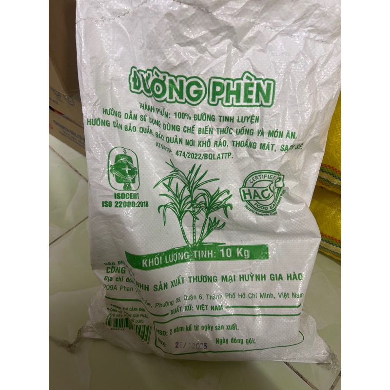 Đường Phèn Bao 10kg