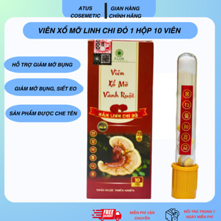 (Rẻ nhất HCM)Xổ mỡ nấm Linh chi - Viên xổ mỡ vành ruột chính hãng 1 hộp 4 trắng 6 vàng giảm cân, giảm mỡ bụng hiệu quả