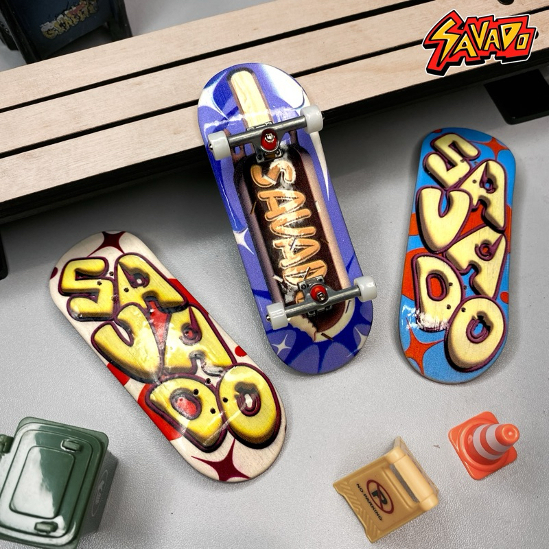 Bộ ván trượt ngón tay gỗ cho người mới bắt đầu. Complete NEWBIE fingerboard 34mm, gỗ sồi 5 lớp, truc