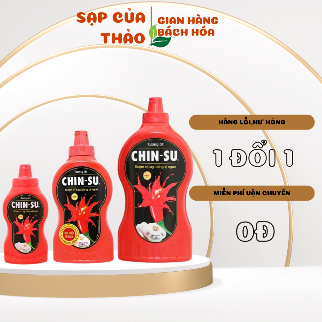 Các loại tương ớt/tương cà/tương đen-chinsu-cholimex