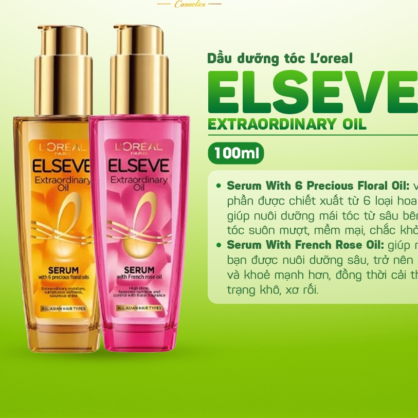 Dầu Dưỡng Tóc L’oreal Elseve Extraordinary Oil (100ml)