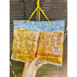 Bánh tráng dẻo ớt cuốn hành phi