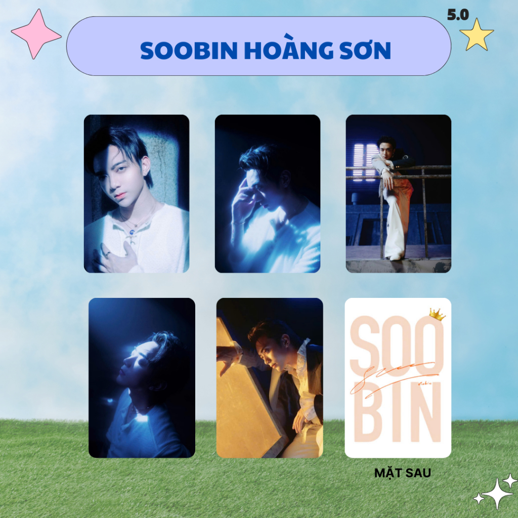 [UNOFF] BST Card bo góc Soobin Hoàng Sơn 6 - Card Bo Góc Unofficial - Cán nhám 2 mặt