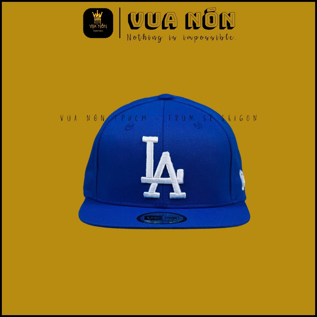 Nón snapback thêu nổi LA CAO CẤP nhiều màu thời trang nam nữ - VUANON