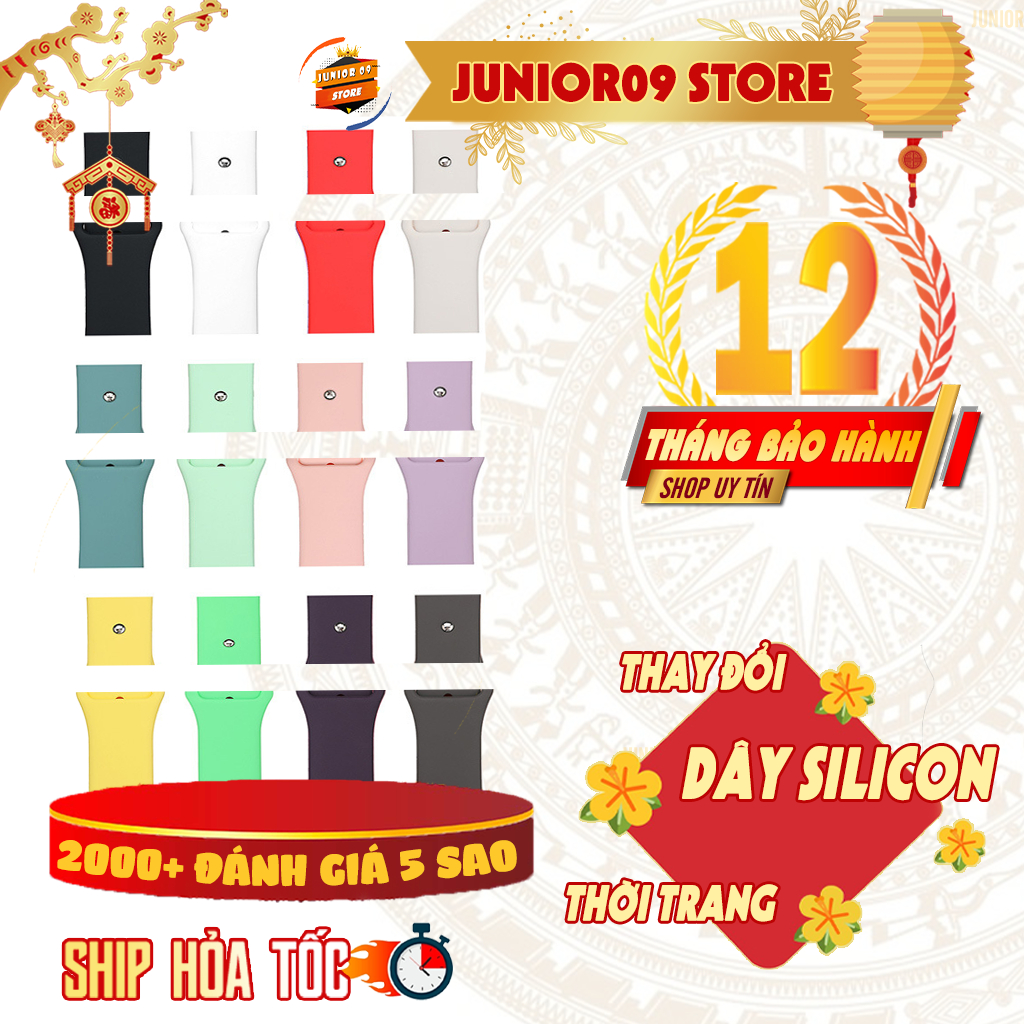 Tặng Dây Đeo Silicon Đồng hồ thông minh Junior09 Watch