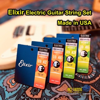 Bộ dây đàn guitar điện chống gỉ chính hãng Elixir - nhập khẩu trực tiếp từ Mỹ