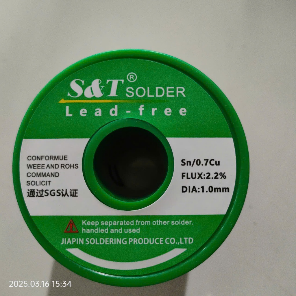 [ Cuộn 1kg] Dây Thiếc Hàn Không Chì GOODWAY - S&T SOLDER