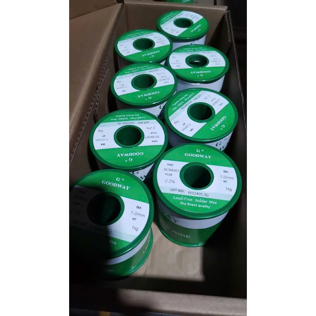 [ CUỘN 1KG] Dây Thiếc Hàn Không Chì GOODWAY Cao Cấp