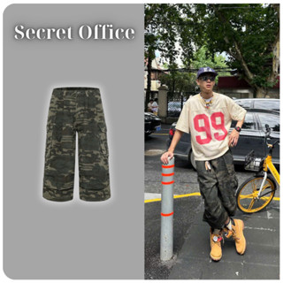 Quần Cargo Lửng Nam Nữ Unisex Rằn Ri Túi Hộp Form Rộng - Quần Short Kaki Camo Hip-hop Streetwear Chất Đẹp Hottrend 2025