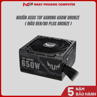  Nguồn ASUS TUF GAMING 650W Bronze   Màu Đen 80 Plus Bronze   - Bảo Hành Chính Hãng 72 Tháng 