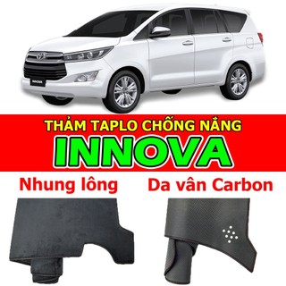  Thảm Taplo TOYOTA INNOVA INNOVA CROSS bằng Nhung lông hoặc Da vân Carbon Da vân Gỗ 