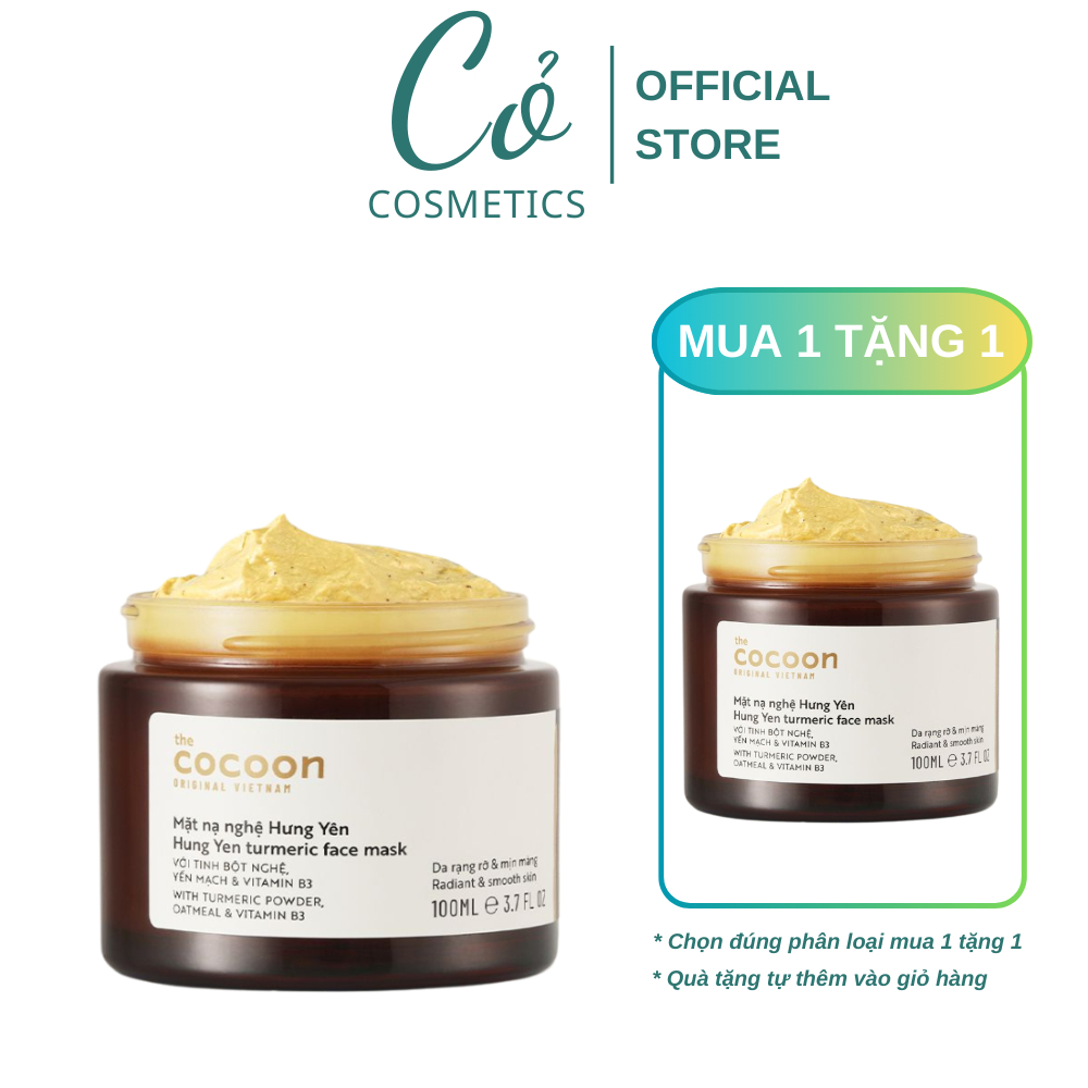 Mặt Nạ Dưỡng Sáng Da Chuyên Biệt Và Ngừa Thâm Sạm Do Mụn Chiết Xuất Nghệ Hưng Yên 100ML