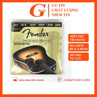 Dây Đàn Guitar Acoustic Fender Size 11 I Dây Đàn Kim Loại Bộ 6 Dây Âm Thanh Hay