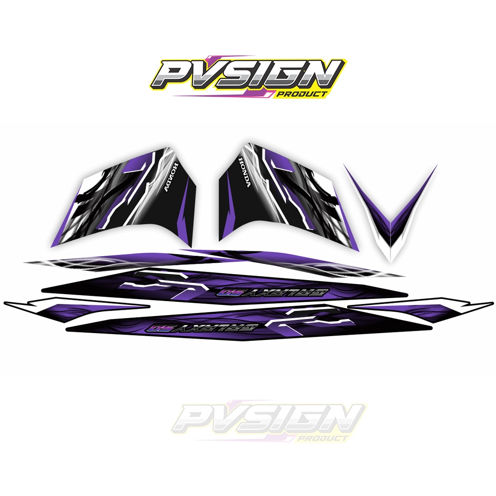 tem galaxy 50 lc v9 đa dạng màu sắc chất liệu cao cấp trang trí xe galaxy