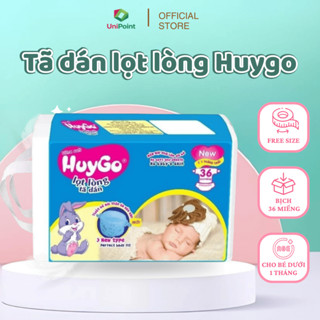 Tã Dán HuyGo Newborn 2 - 36 Miếng/ Gói (Dành Cho Bé < 1 Tháng) - Tã Bỉm HuyGo