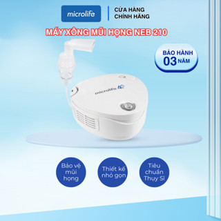 Máy xông mũi họng, phun khí dung MICROLIFE NEB210 chính hãng bảo hành 3 năm