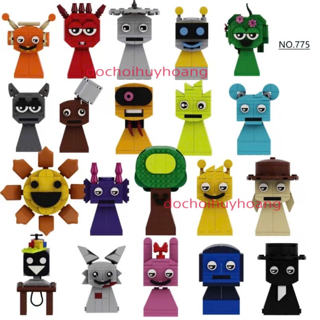 Đồ Chơi Lắp Ráp Xếp Hình Mô Hình Sprunki Incredibox 775