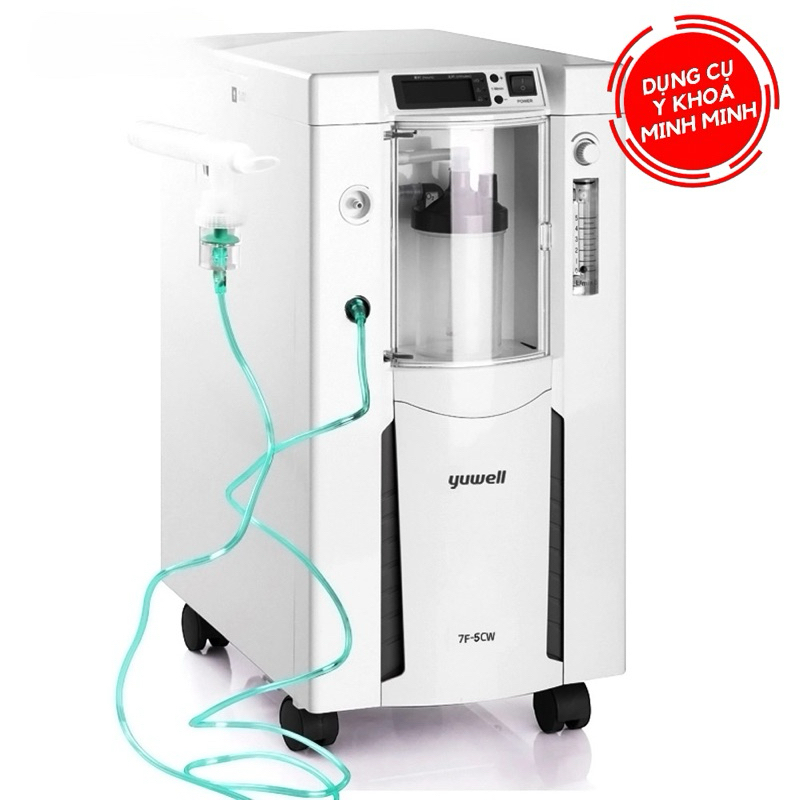 ✅ Máy Tạo Oxy Yuwell 7F-5CW Mini (5 Lít, Có Xông) | Bảo hành chính hãng 12 tháng