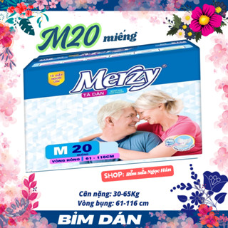 (Bỉm dán) Bỉm người già Merzy M20 ML20 XL20 siêu thấm hút  #bỉm merzy #bỉm già Merzy #merzy #tã già merzy #tã merzy