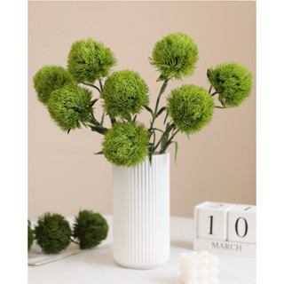 Hoa cẩm chướng xanh mô phỏng cao cấp, bông xanh, hoa giả trang trí, đạo cụ chụp ảnh hoa