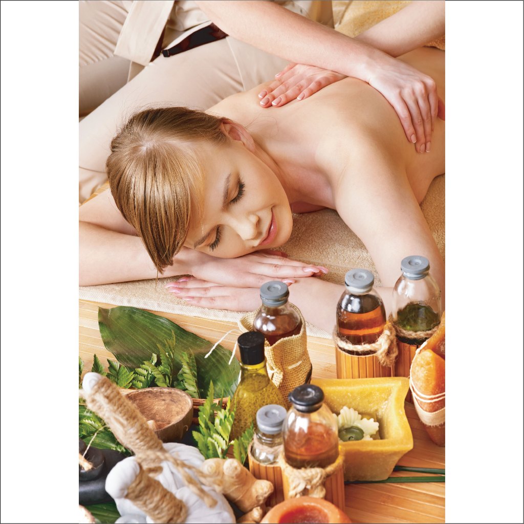 TRANH DÁN CỬA KÍNH PHUN XĂM SPA CHỐNG NẮNG TRANG TRÍ DECOR TIỆM SPA, PHUN XĂM