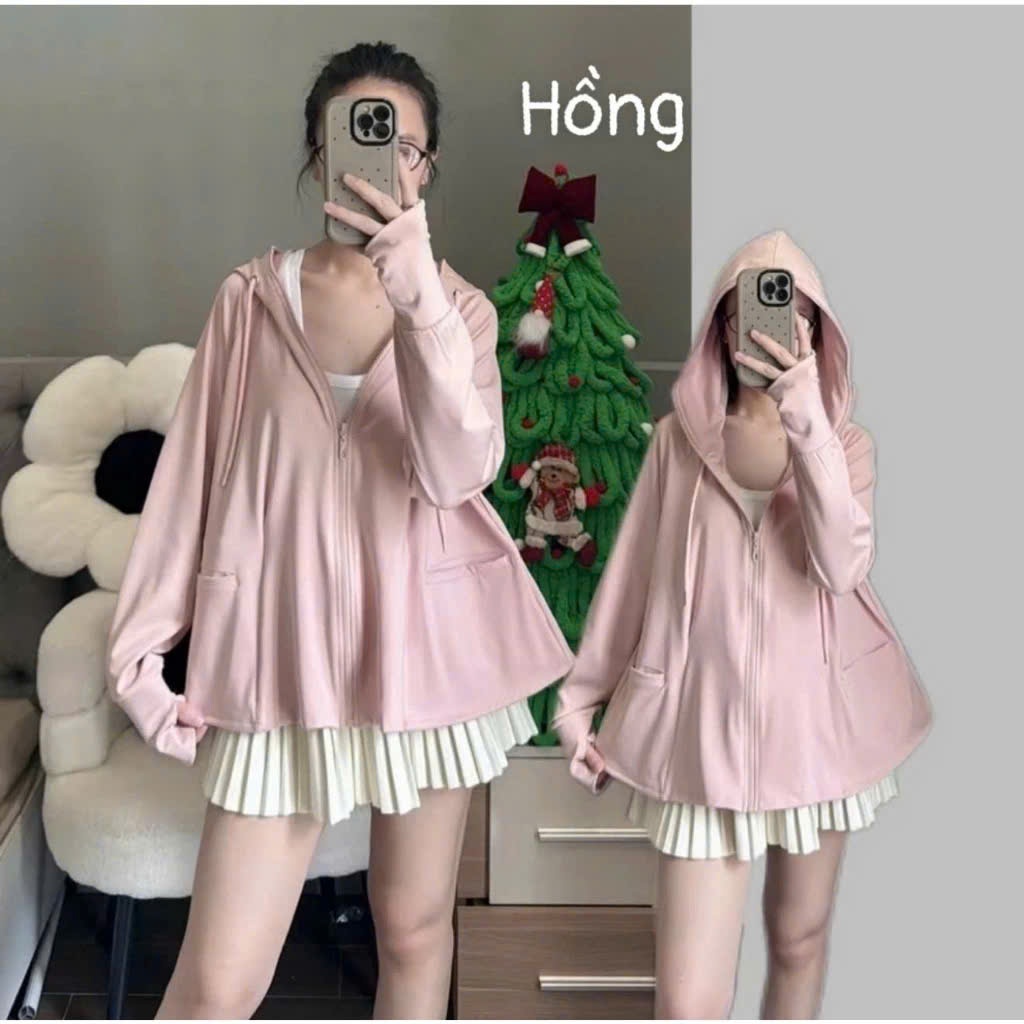 Áo chống nắng Nữ, Chất UMI Hàn dày dặn cản tia UV mới nhất | BigBuy360 - bigbuy360.vn