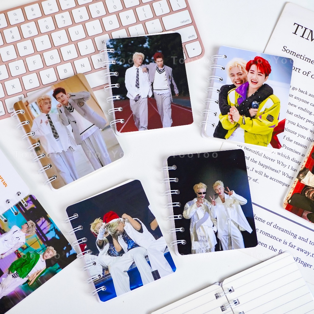 Sổ lò xo A7 Idol Couple Rhyder và Captain bỏ túi TooYoo BK01554