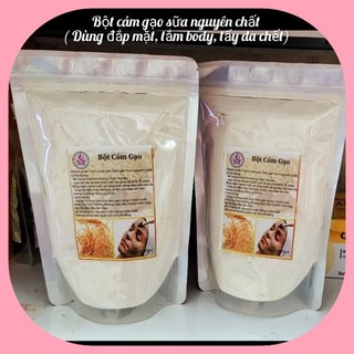 1kg bột cám gạo sữa  mịn  thơm dùng tẩy da chết rửa mặt đắp mặt