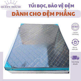 Túi nilon bọc đệm AZ Queen House dành cho đệm phẳng 1 tấm bảo vệ đệm khỏi nước, bụi bẩn đầy đủ kích thước
