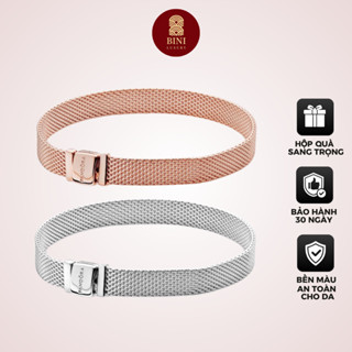 Vòng Tay Pandora Reflexion, Bạch Kim-Vàng Hồng, [HÀNG CAO CẤP FULLBOX]