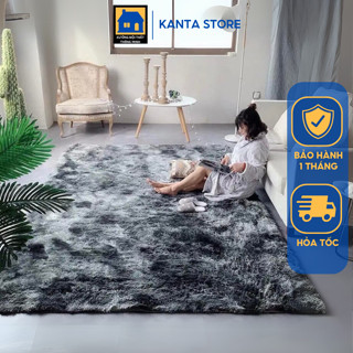 Thảm Lông Loang Trải Sàn khổ lớn (1m8, 2m2, 3m) - lông dài trải sàn cao cấp (mặt sau chống trơn trượt)