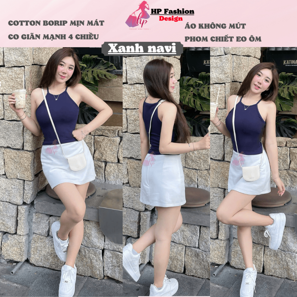 [XẢ KHO TẾT]Áo yếm dây ba lỗ trơn basic dáng dài chiết eo ôm body,áo kiểu nữ  không mút có bigsize  hè HP32 | BigBuy360 - bigbuy360.vn