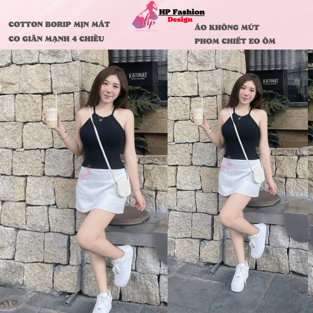 [XẢ KHO TẾT]Áo yếm dây ba lỗ trơn basic dáng dài chiết eo ôm body,áo kiểu nữ  không mút có bigsize  hè HP32 | BigBuy360 - bigbuy360.vn