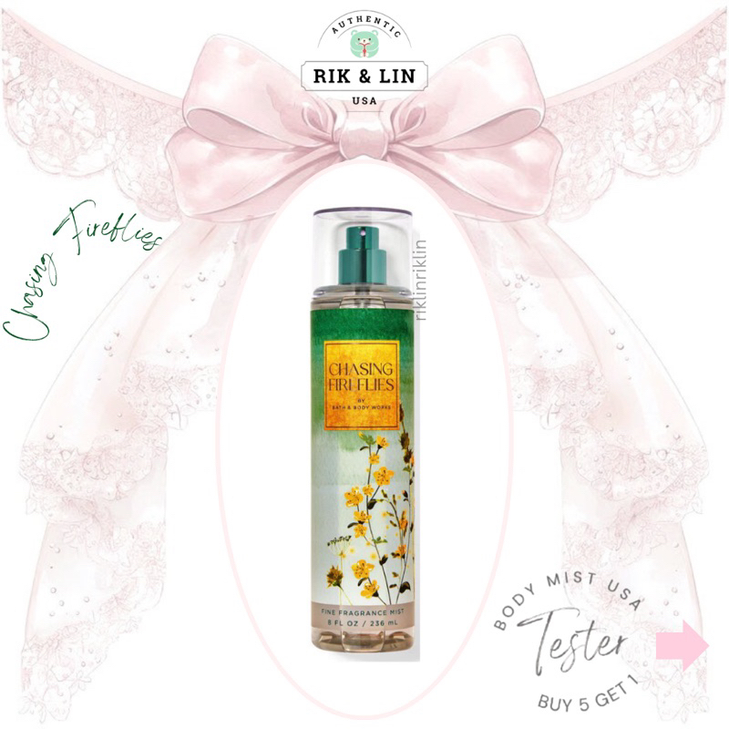CHASING FIREFLIES | BRIGHTEST BLOOM _ Xịt Thơm Body Mist Toàn Thân USA