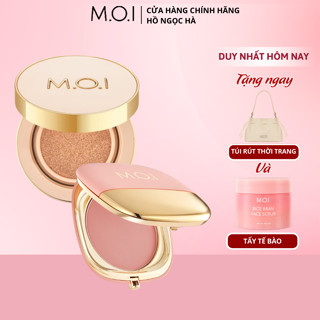 Bộ Đôi Phấn Nước Premium Baby Cushion Và Phấn Má Hồng M.O.I