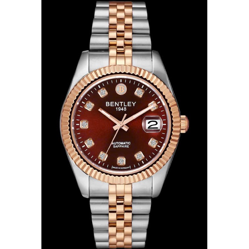 [Chính Hãng 100%] Đồng Hồ Nam Bentley BL2333 (2333) Máy Cơ (Automatic) Kính Sapphiare Siz 41 Thép Kh